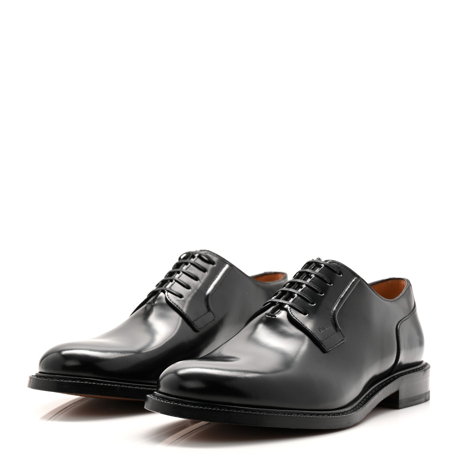 Christian Dior Calfskin Mens Derby Shoes 42 Black 3 of 10