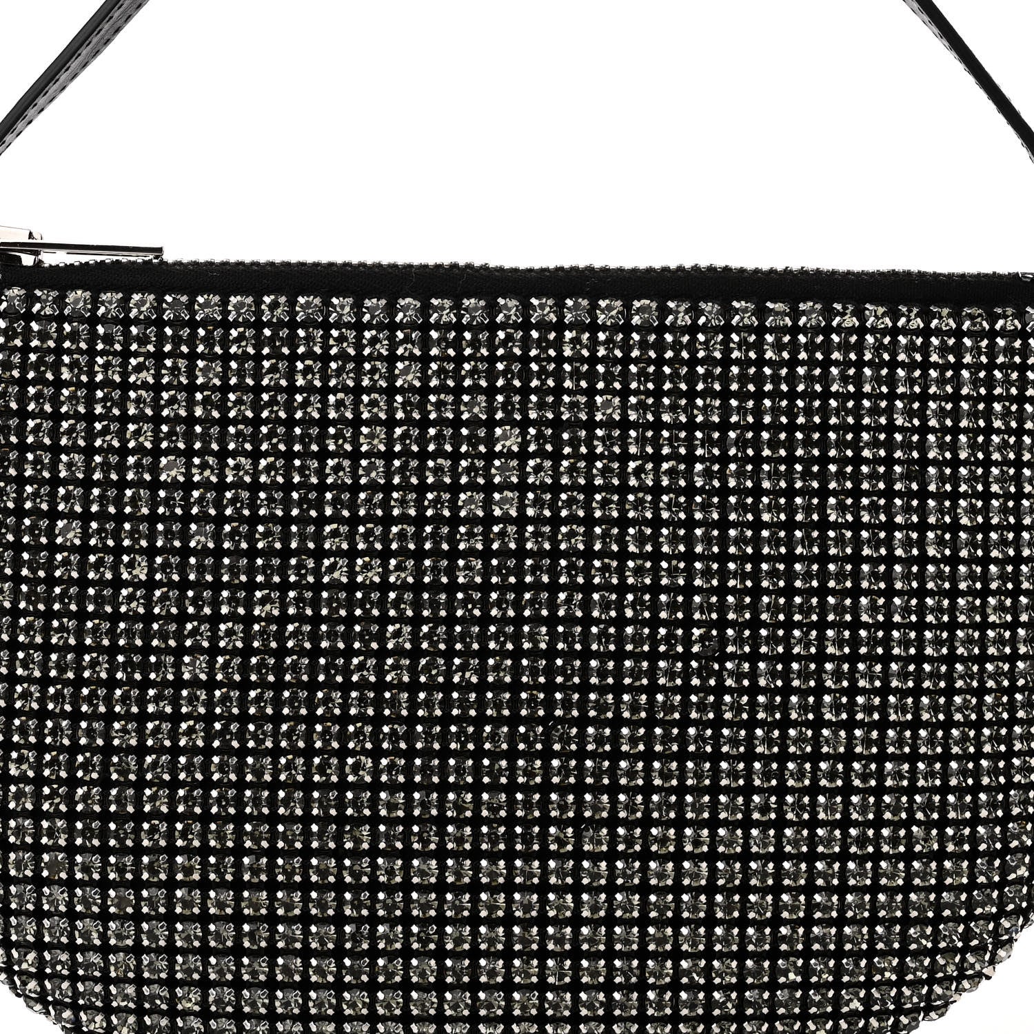 Alexander Wang Mesh Crystal Wanglock Fortune Cookie Bag Black 7 of 9