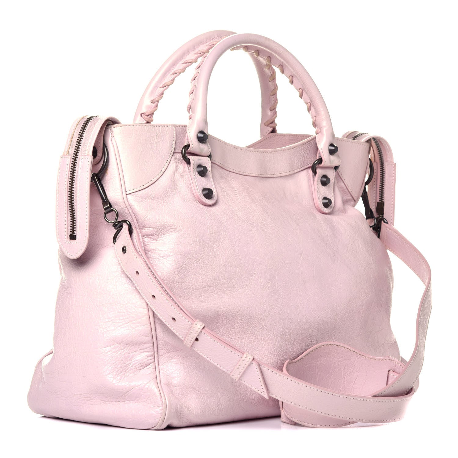 Balenciaga Agneau Classic Hardware Velo Rose Poudre Rose Petunia 4 of 10