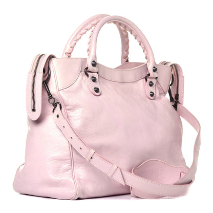 Balenciaga Agneau Classic Hardware Velo Rose Poudre Rose Petunia 4 of 10