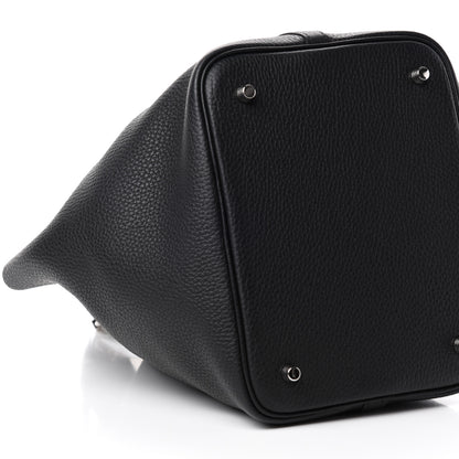 Hermes Taurillon Clemence Picotin Lock 22 MM Black 6 of 11