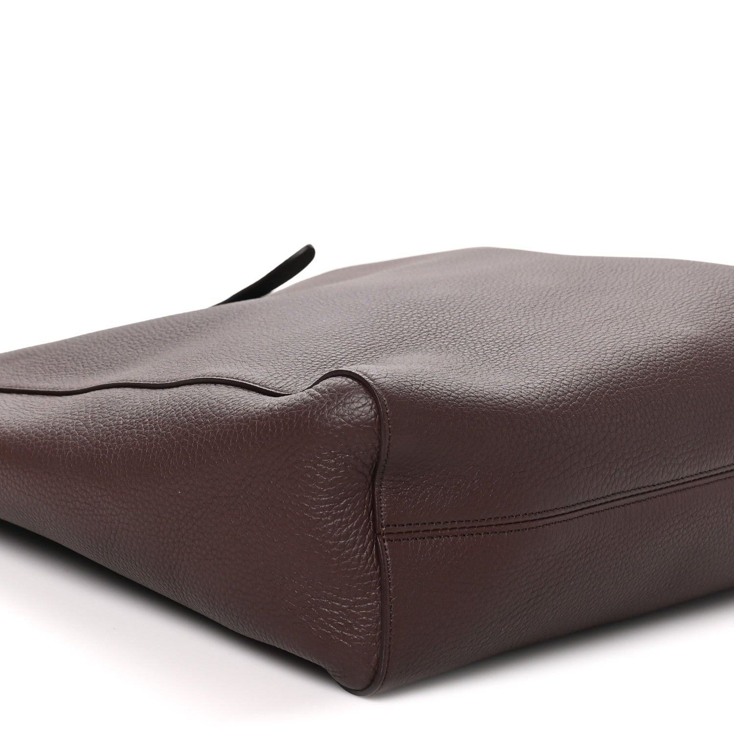 The Row Grained Calfskin Blake Hobo Acajou 7 of 8