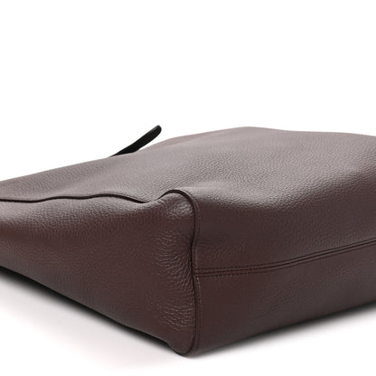 The Row Grained Calfskin Blake Hobo Acajou 7 of 8