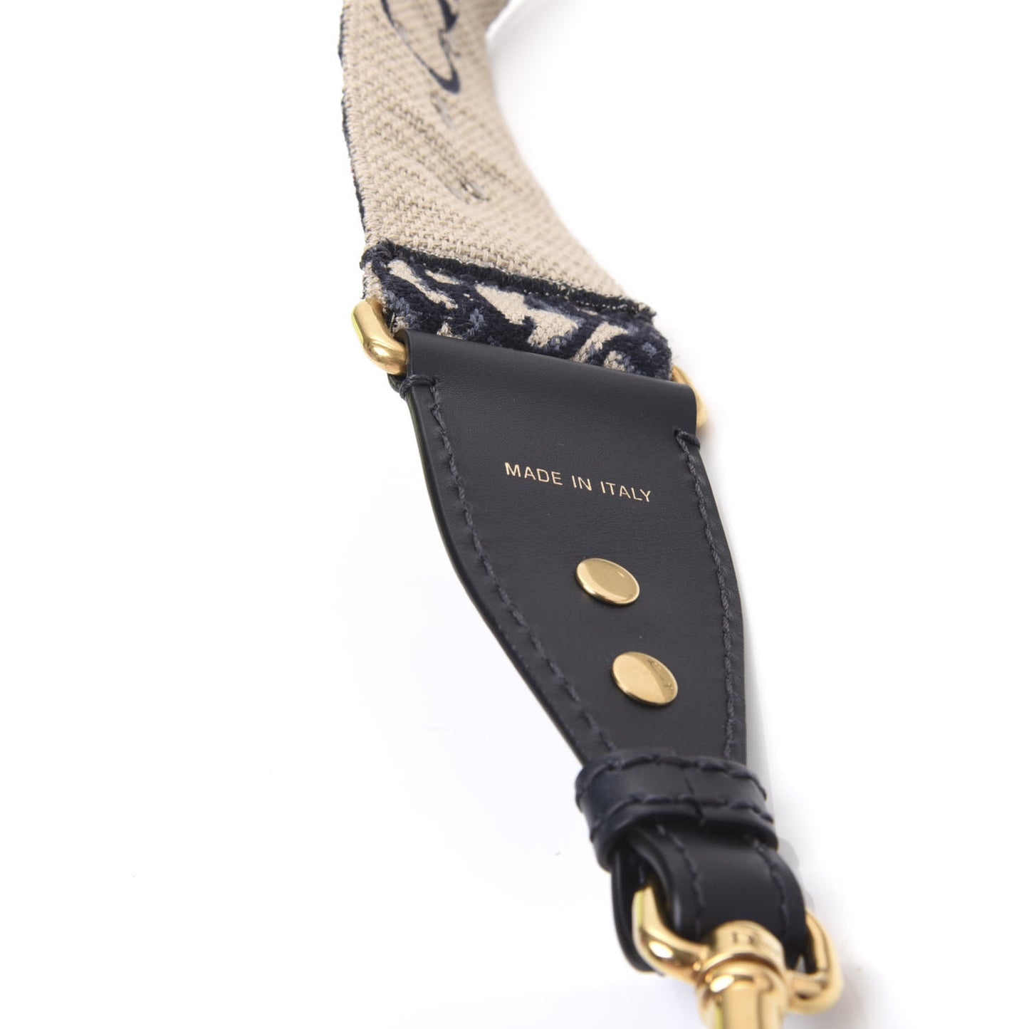 Oblique Studded Shoulder Strap Blue