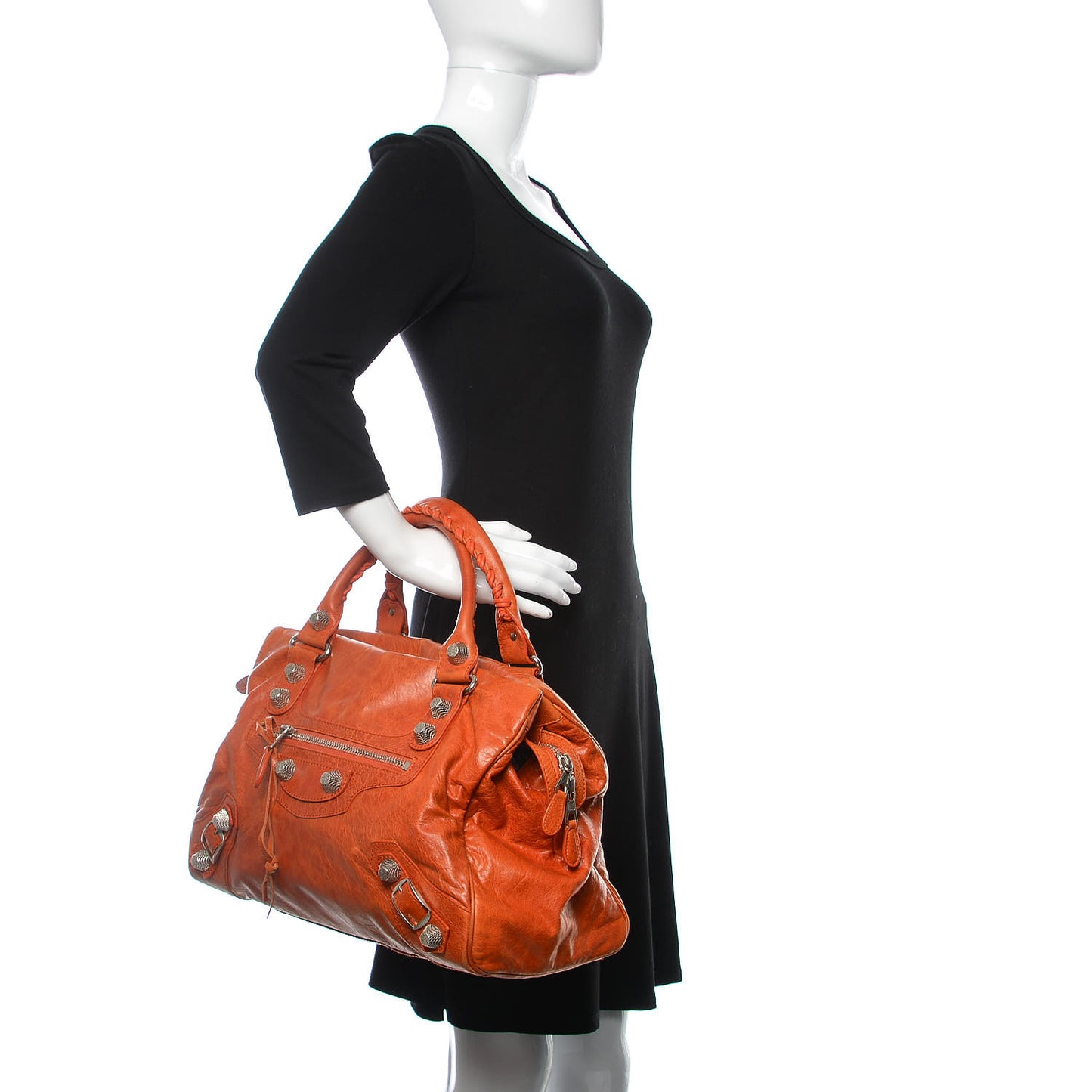 Agneau Giant 21 Silver Hardware Mid Day Mandarine