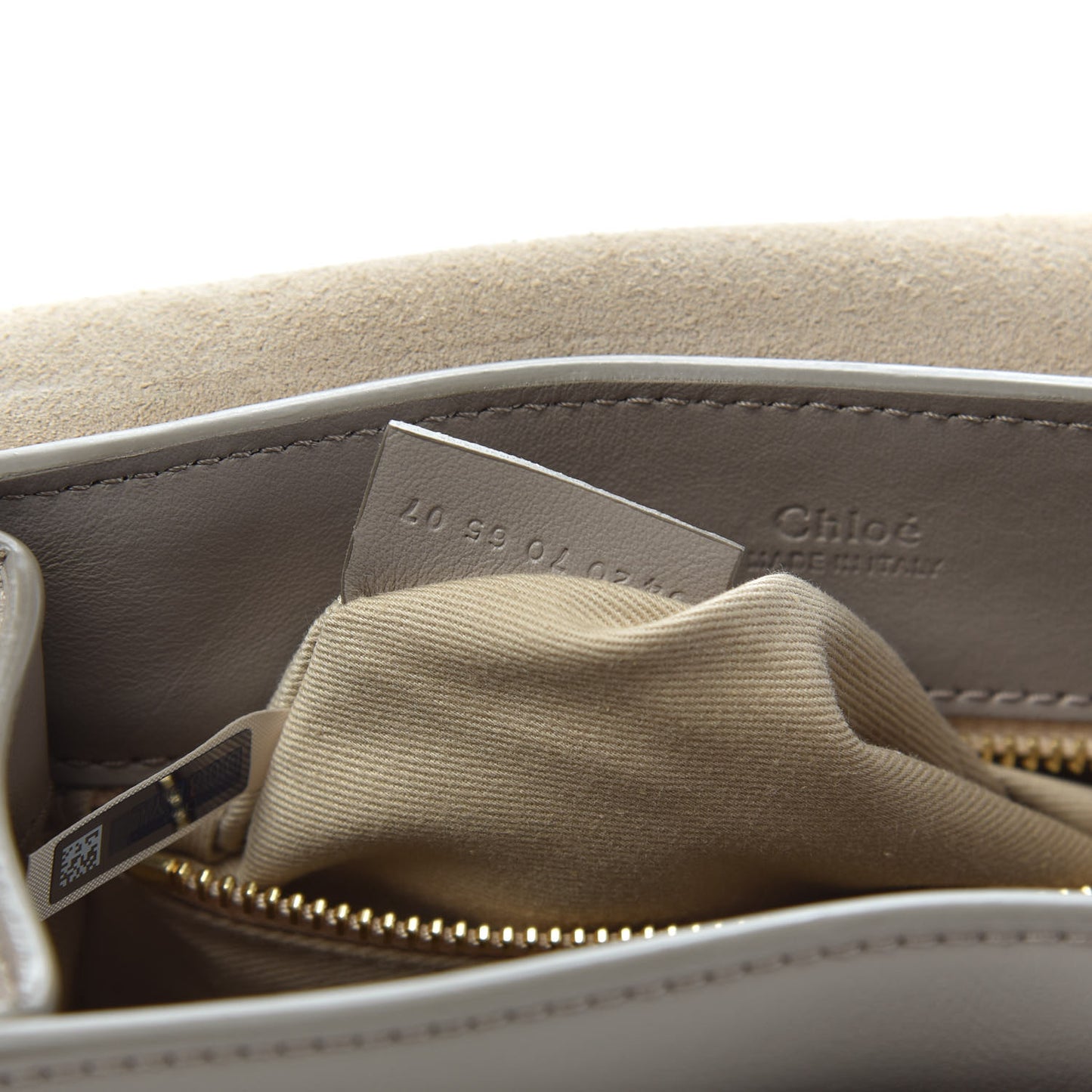 Calfskin Mini Tess Day Bag Motty Grey