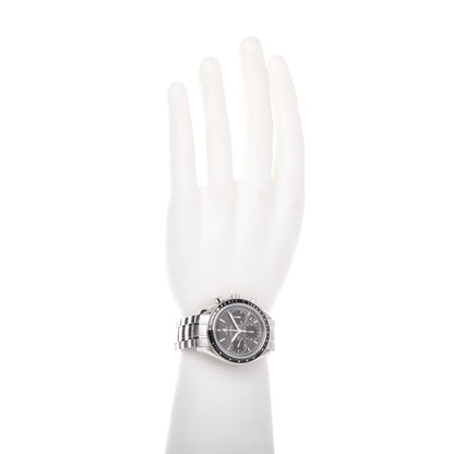Omega Stainless Steel 40mm Speedmaster Date Chronograph Automatic Watch Grey 323.30.40.40.06.001 2 of 7
