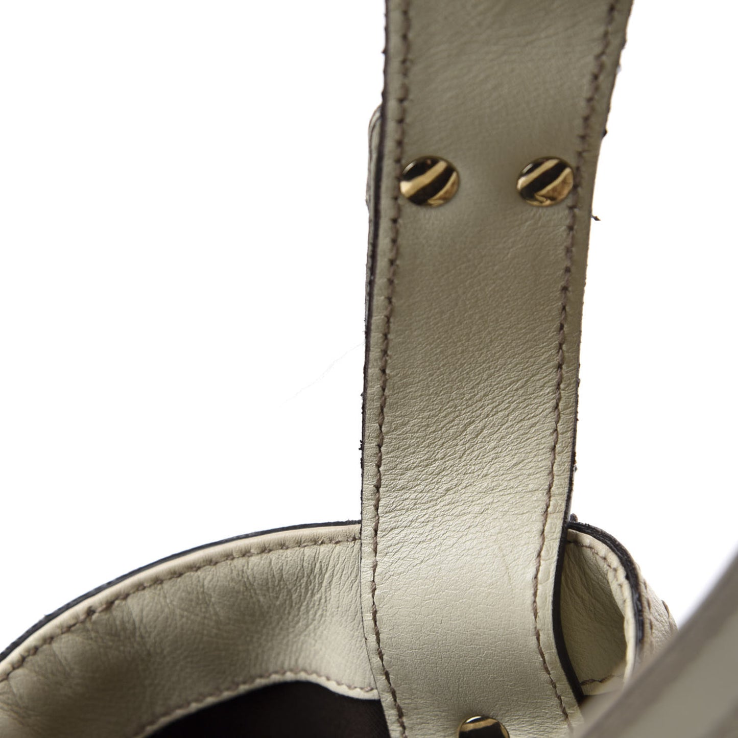 Monogram Large Wave Hobo Off White