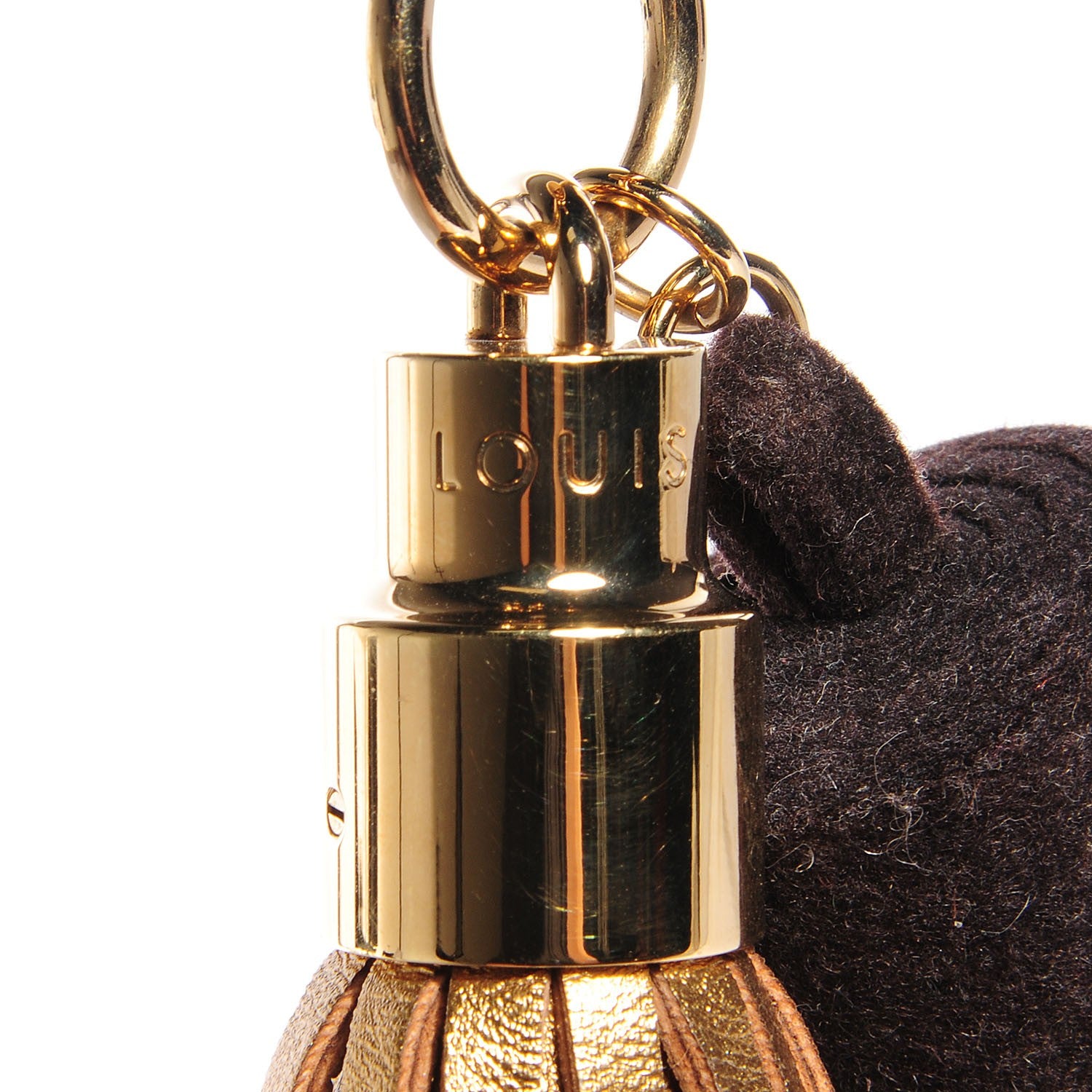 Louis Vuitton Rainbow Bag Charm Bronze 3 of 5