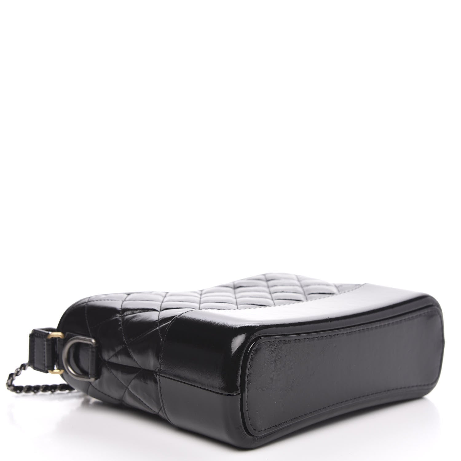 Chanel Patent Quilted Medium Gabrielle Hobo Black 4 of 9