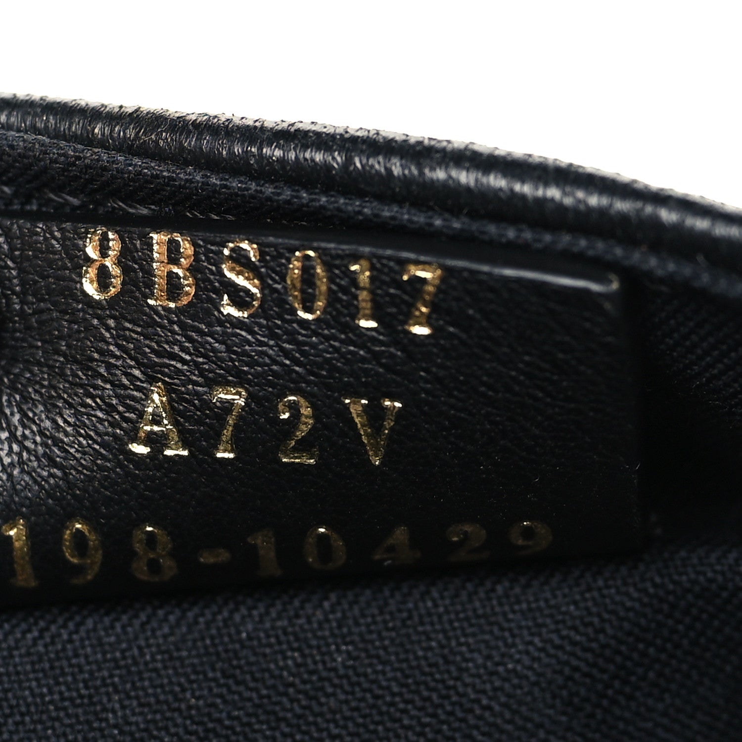 Fendi Nappa FF 1974 Embossed Mini Baguette Black 7 of 11