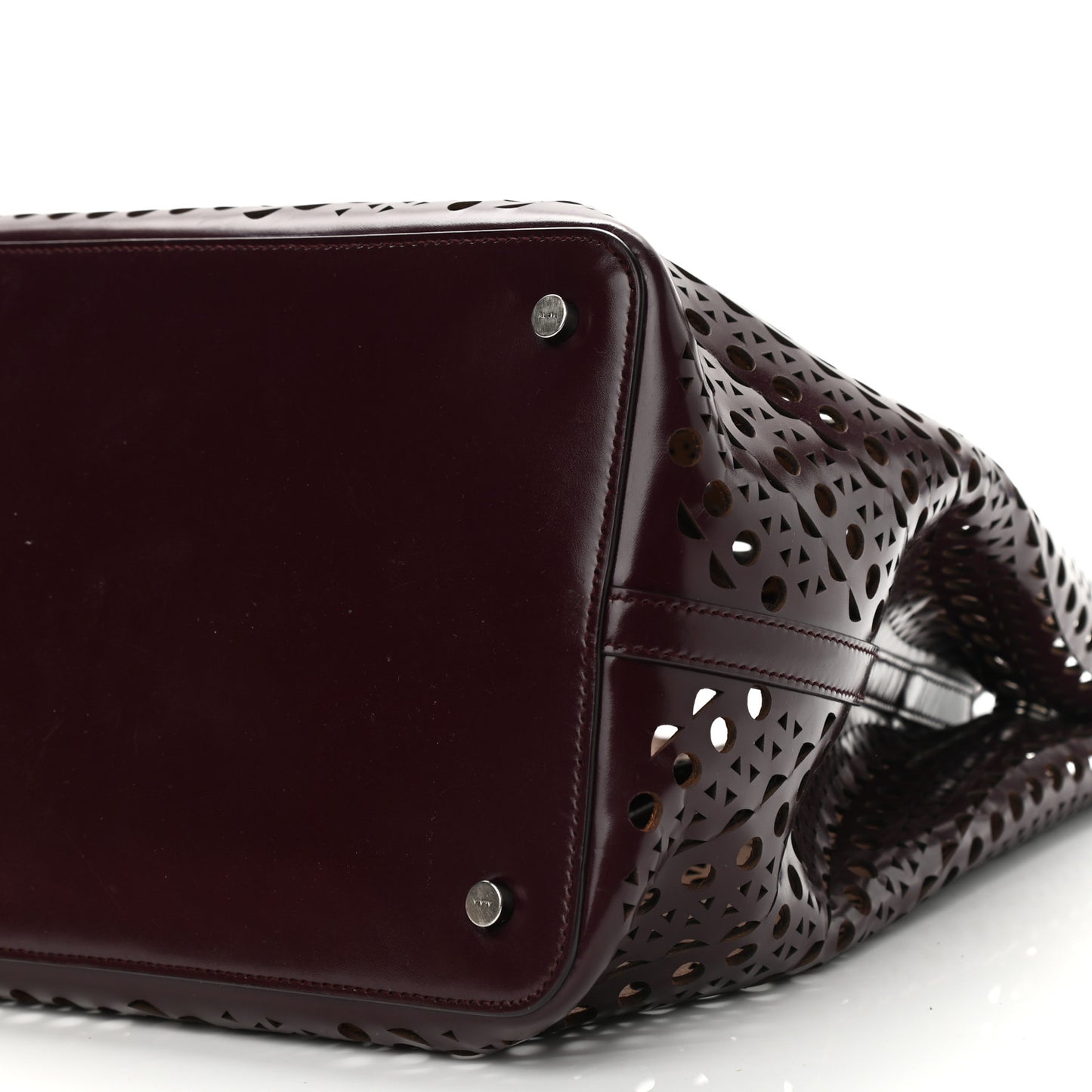 Calfskin Vienne Mina 32 Bag Dark Brown