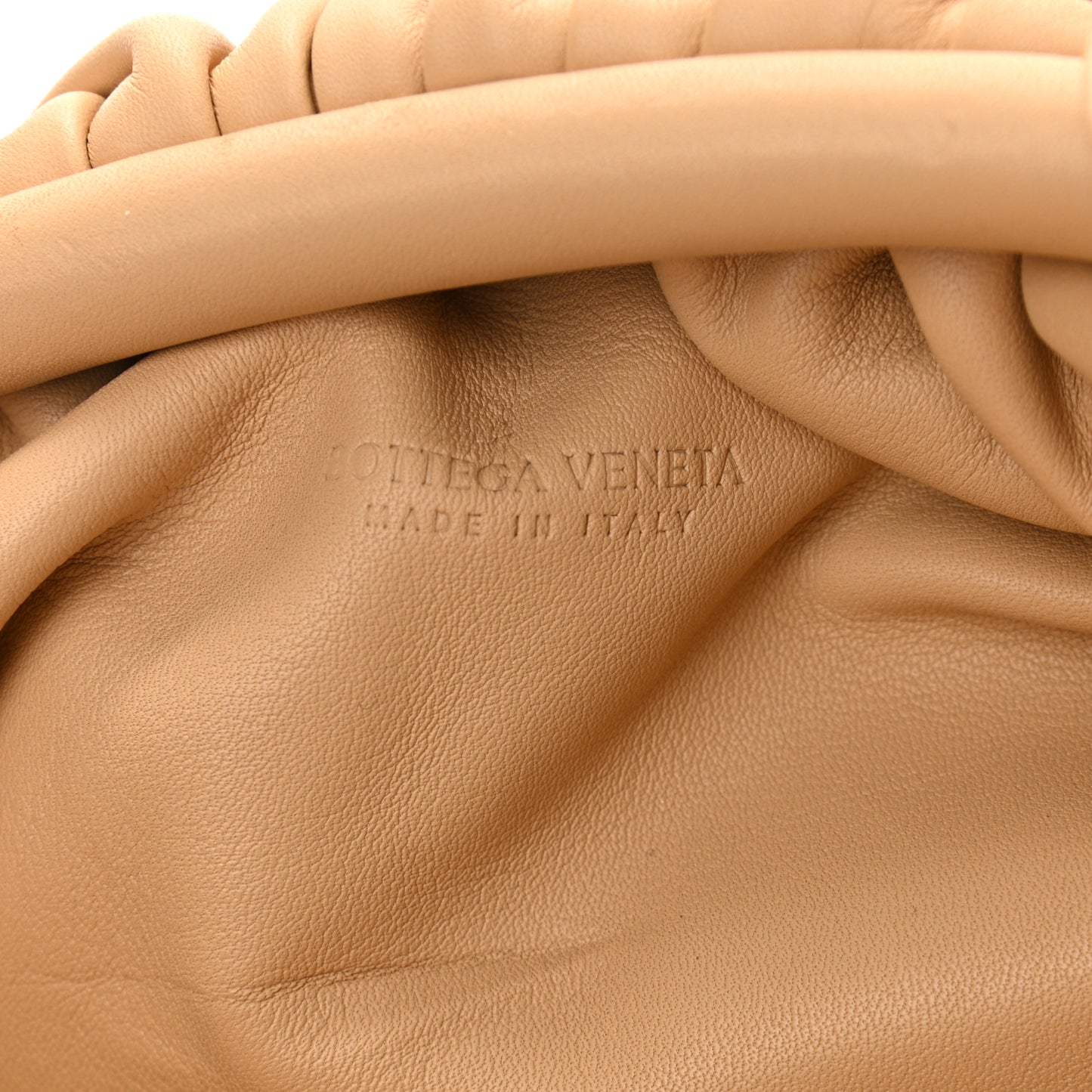 Butter Calfskin The Mini Pouch Almond