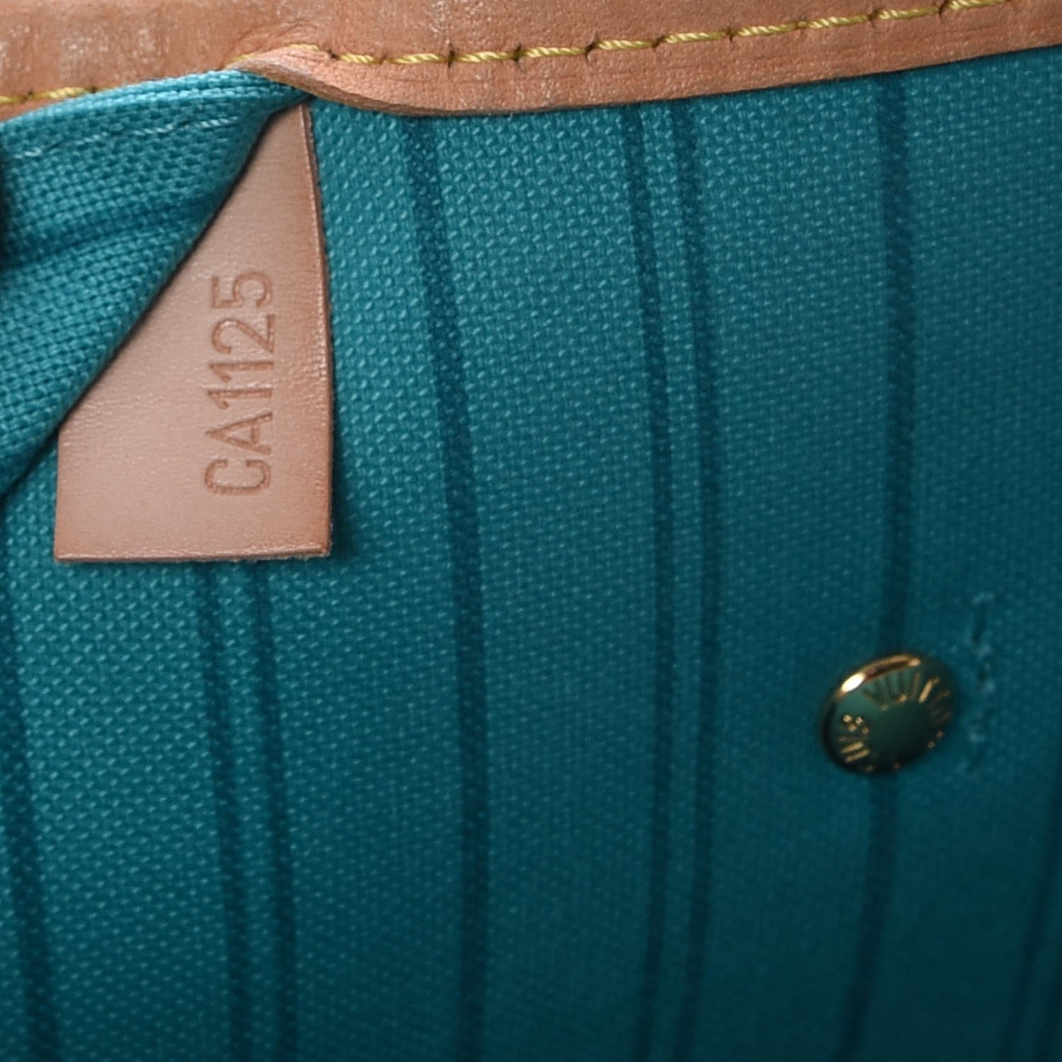 Louis Vuitton Monogram V Neverfull MM Turquoise 7 of 8