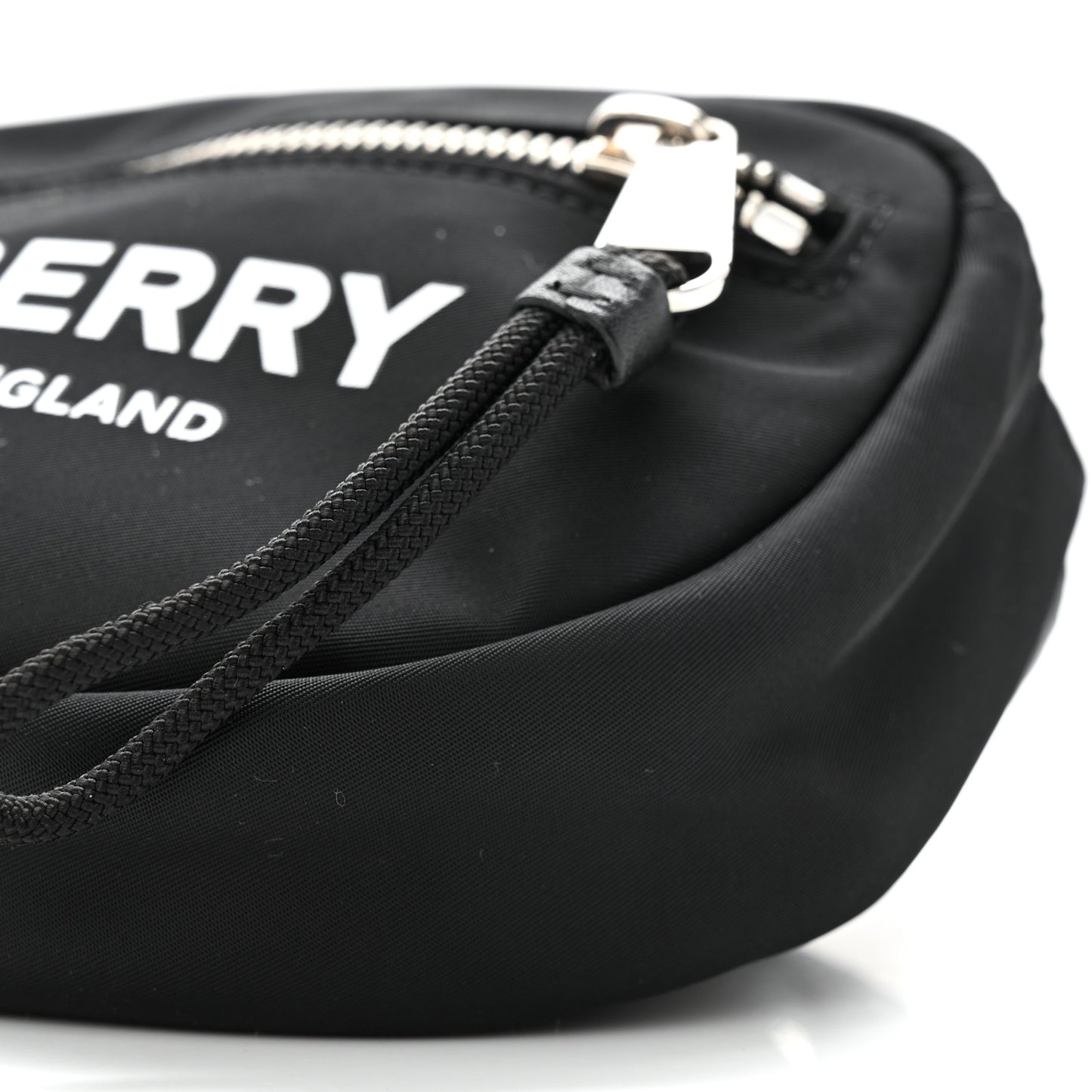 Econyl Logo Print Small Cannon Bum Bag Black