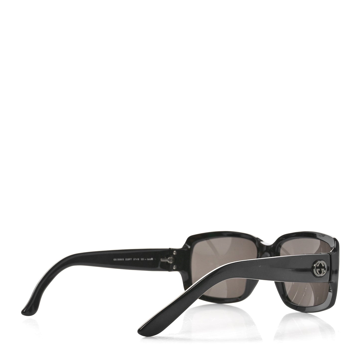 Acetate Square Frame Sunglasses GG3506S Black