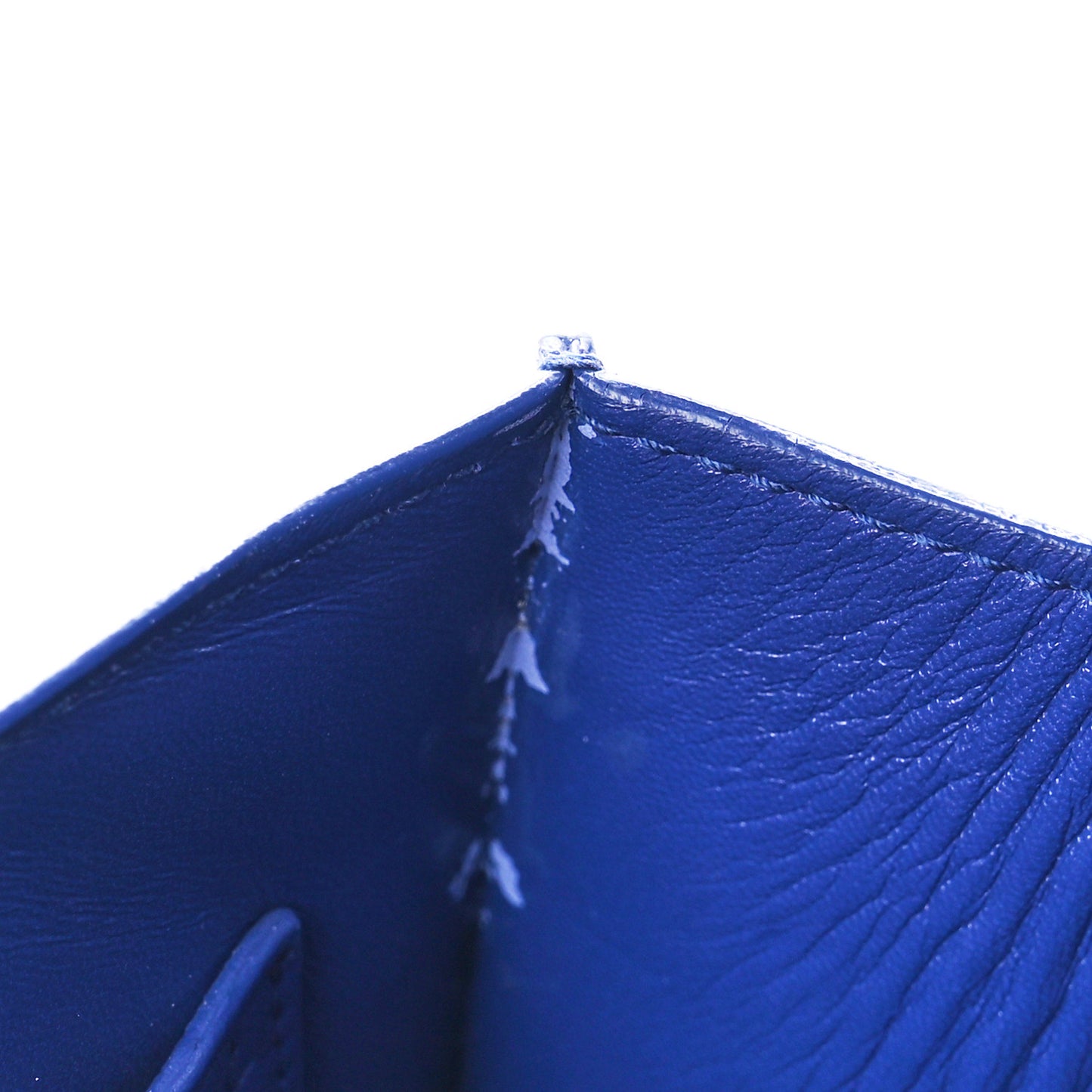 Smooth Calfskin Carre Satchel Royal Blue