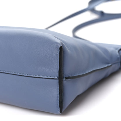 Loewe Calfskin Mini Flamenco Knot Clutch Dusty Blue 10 of 10