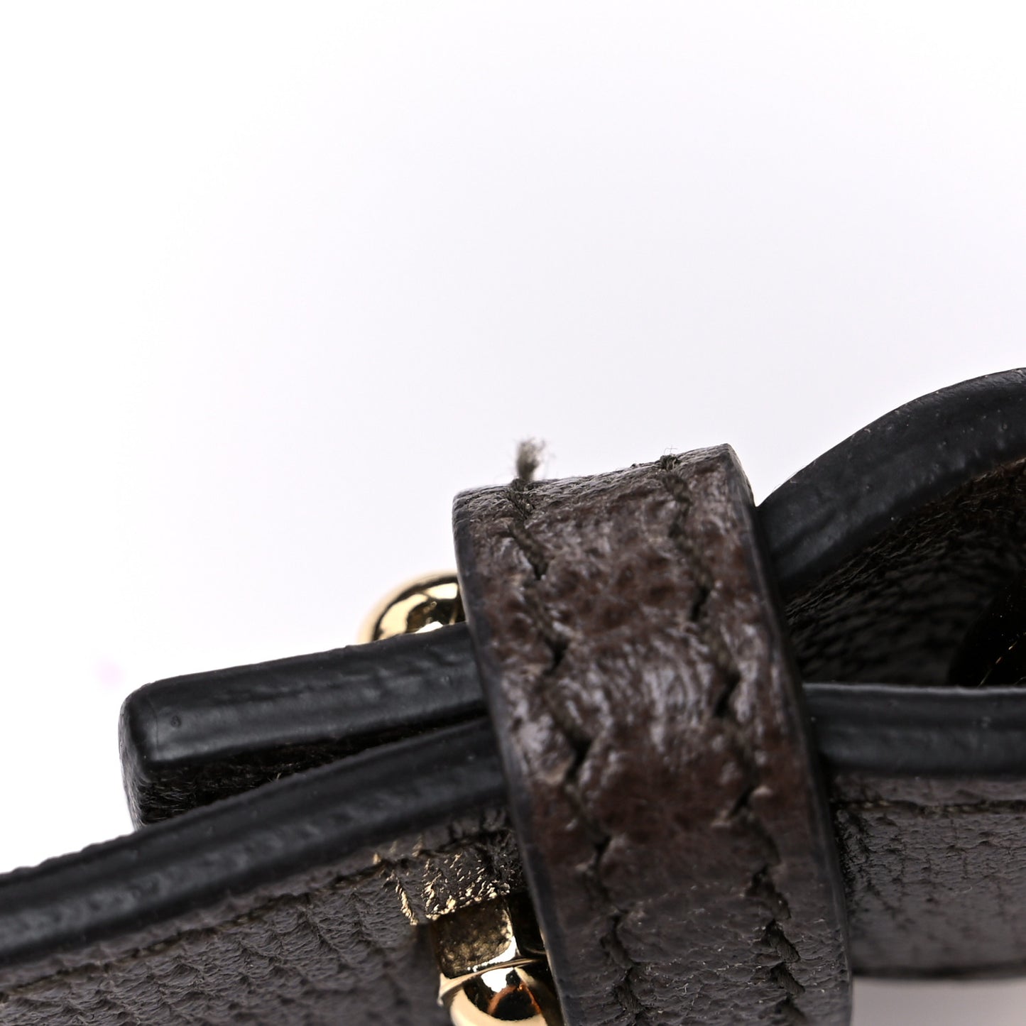 GG Supreme Monogram Textured Dollar Calfskin Web Medium Blondie Shoulder Flap Bag Beige Ebony New Acero