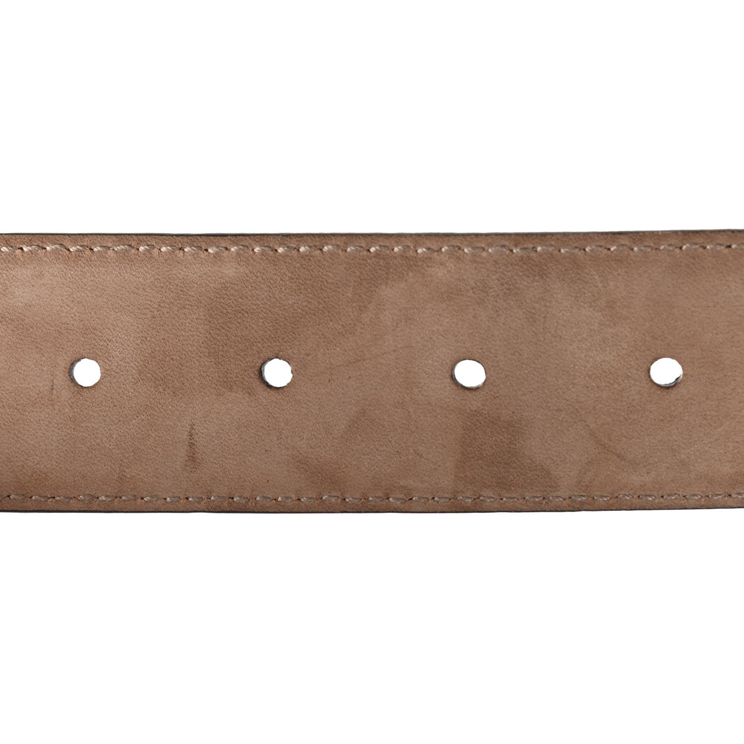 Gucci Moon Calfskin Interlocking G 37mm Belt 115 46 Storm Grey 5 of 8