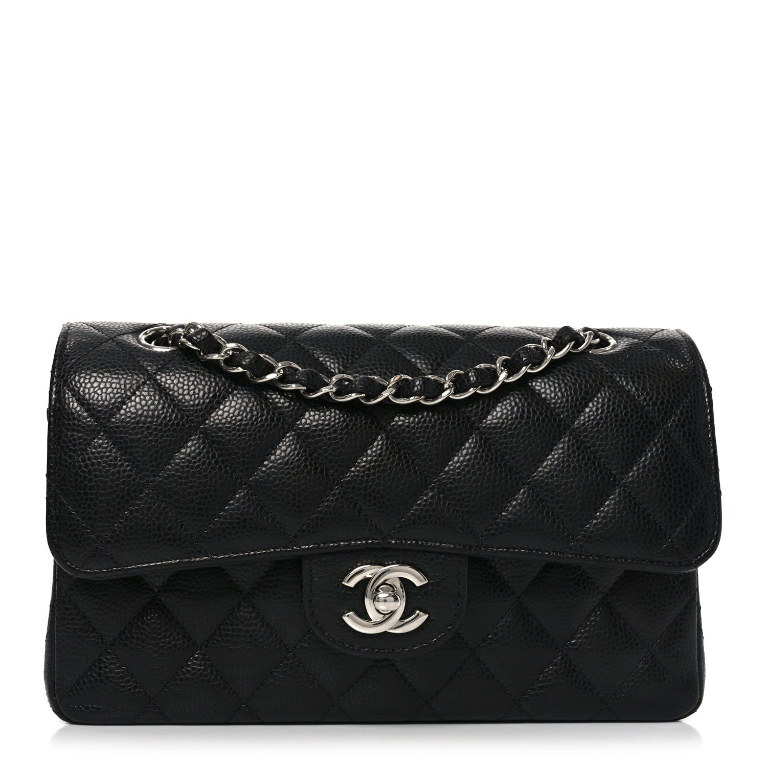 Chanel Caviar Quilted Small Double Flap Black 1 of 9