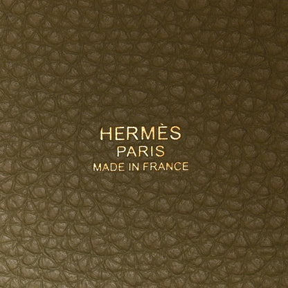 Hermes Taurillon Clemence Picotin Lock 18 PM Sauge 6 of 11