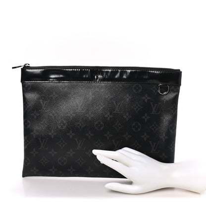 Louis Vuitton Monogram Eclipse Discovery Pochette GM 2 of 7