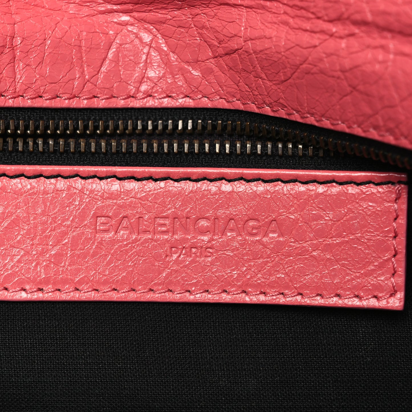 Agneau Classic Hardware Envelope Strap Clutch Rose Jaipur