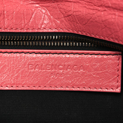 Balenciaga Agneau Classic Hardware Envelope Strap Clutch Rose Jaipur 7 of 17