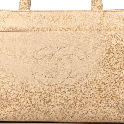 Chanel Caviar CC Tote Beige 11 of 11