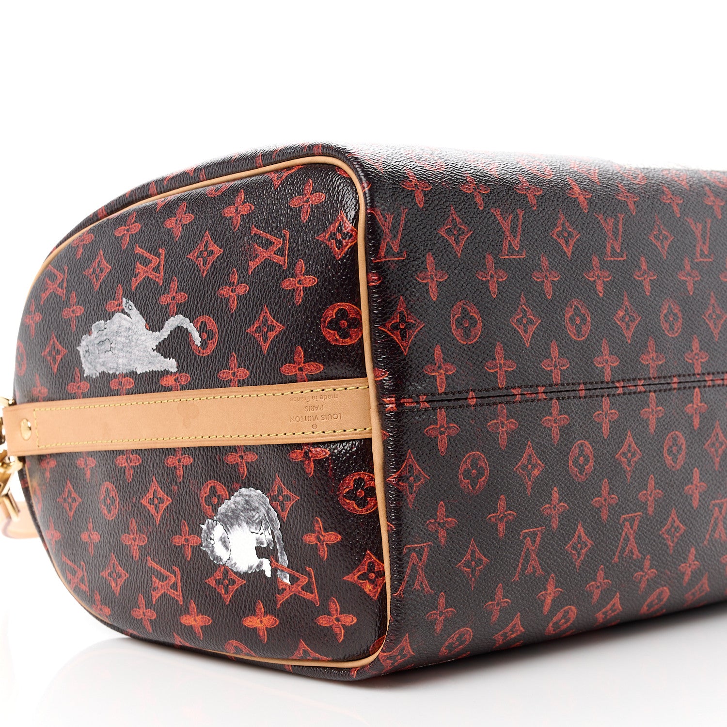 Louis Vuitton Catogram Speedy Bandouliere 30 Marron 13 of 15