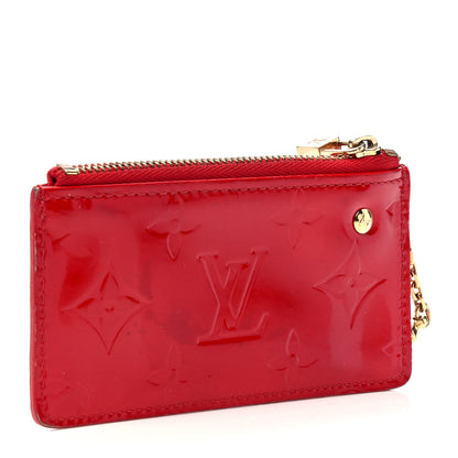 Louis Vuitton Vernis Key Pouch Rouge 2 of 4