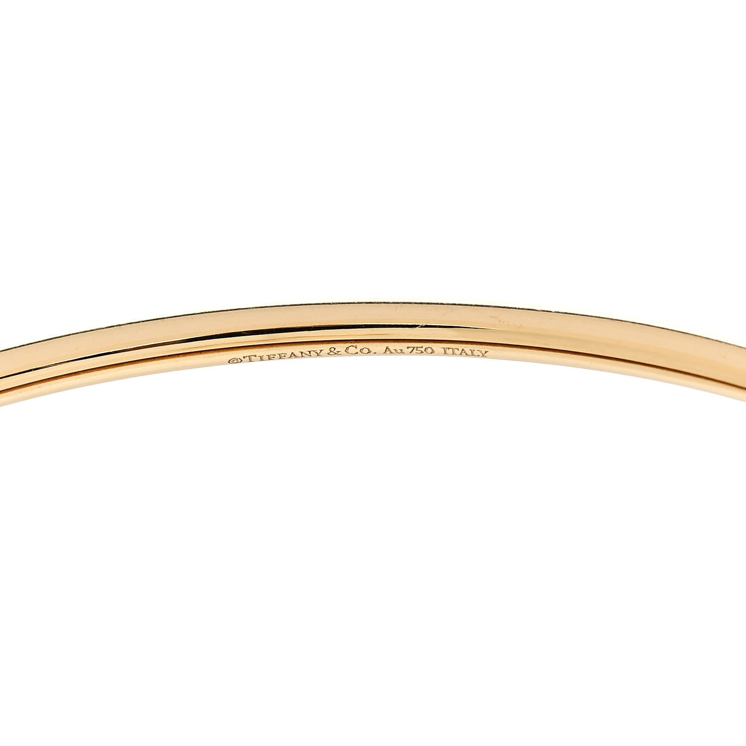 Tiffany 18K Yellow Gold 8mm HardWear Ball Bypass Bracelet 3 of 5
