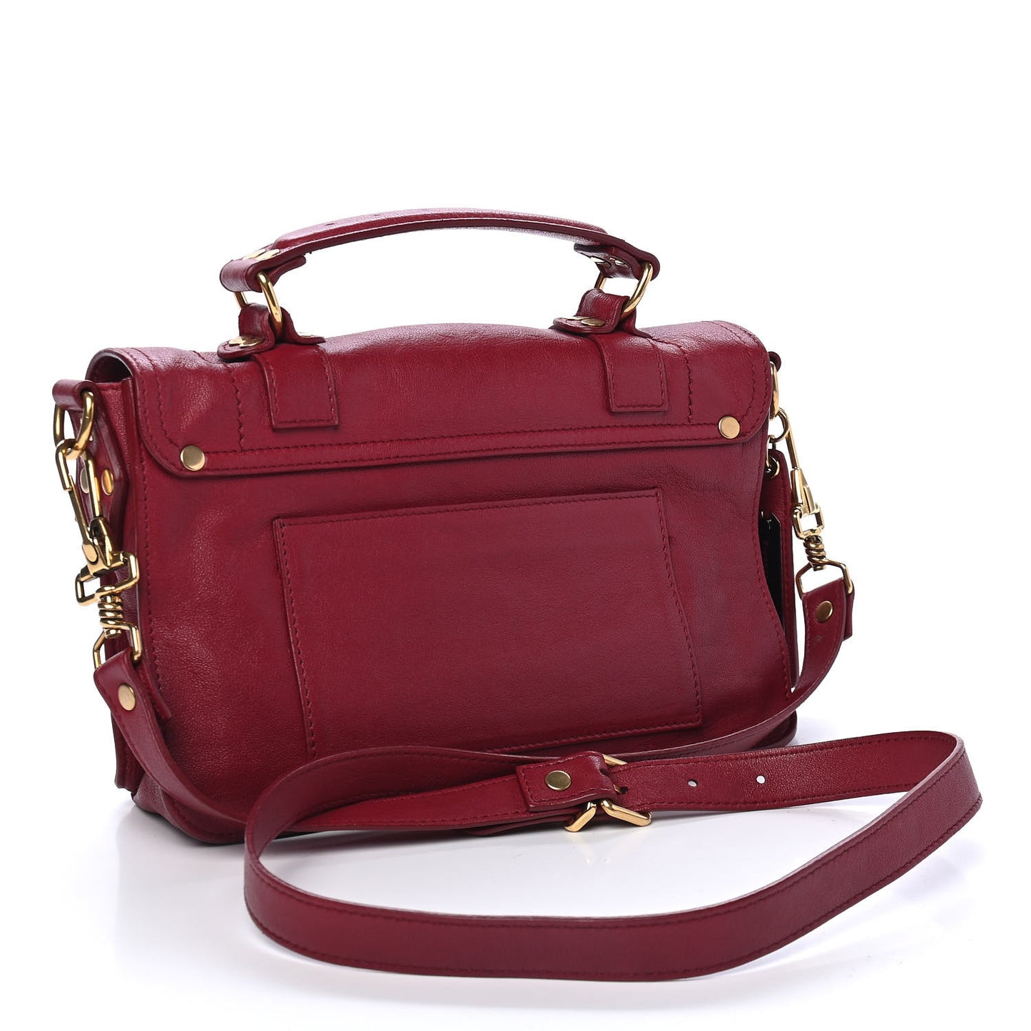 Lambskin Tiny PS1 Satchel Chianti
