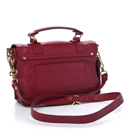 Proenza Schouler Lambskin Tiny PS1 Satchel Chianti 3 of 8