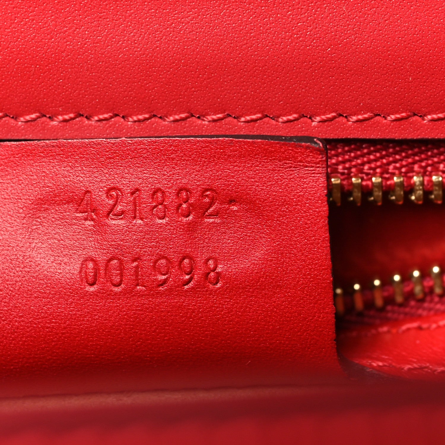 Gucci Calfskin Small Sylvie Shoulder Bag Hibiscus Red 7 of 11