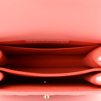 Chanel Lambskin Quilted North South Boy Flap Pink 5 of 10