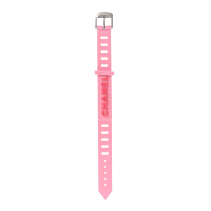 Chanel CC Rubber Bracelet Pink Red 1 of 4