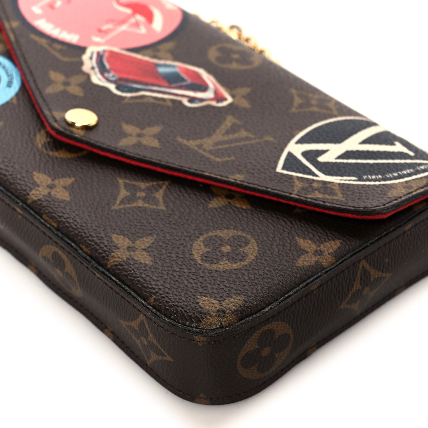 Louis Vuitton Monogram My LV World Tour Pochette Felicie Chain