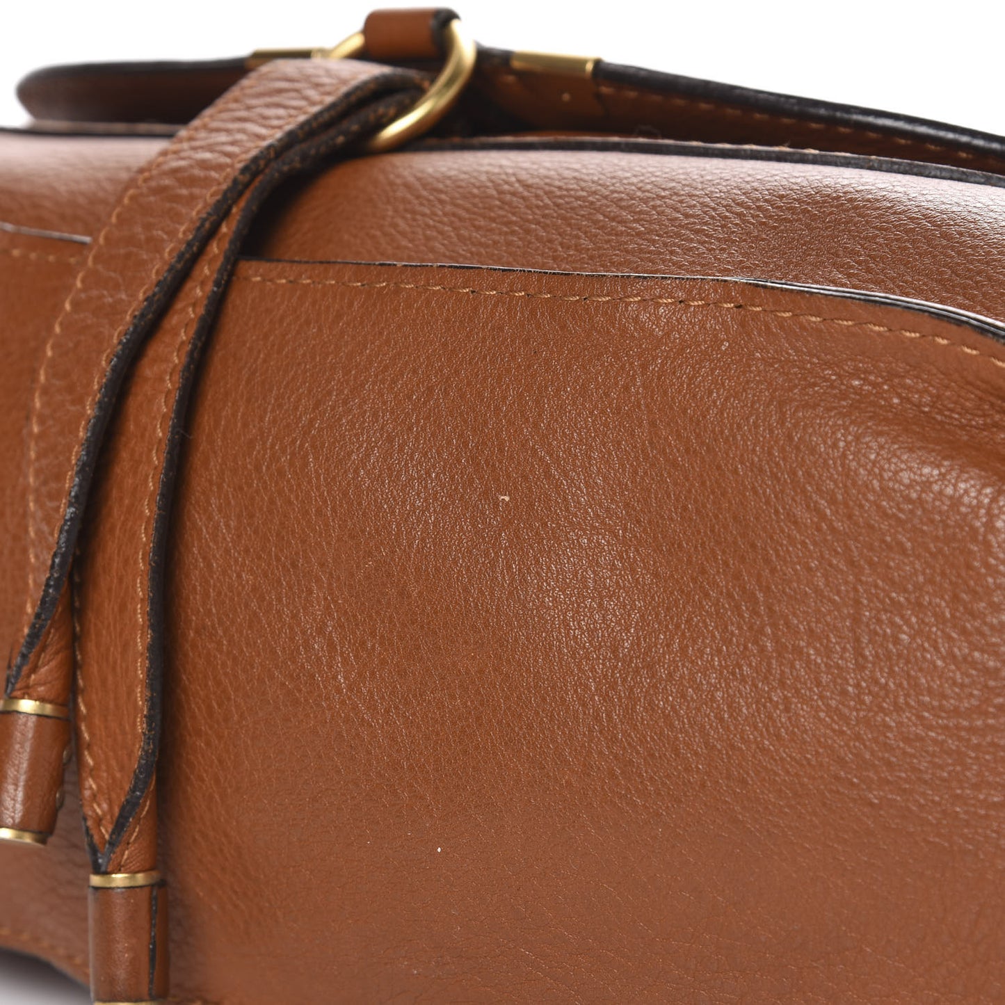 Calfskin Medium Marcie Satchel Tan