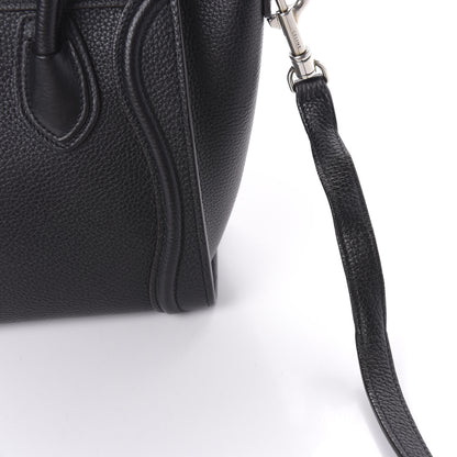Celine Drummed Calfskin Nano Luggage Black 11 of 11