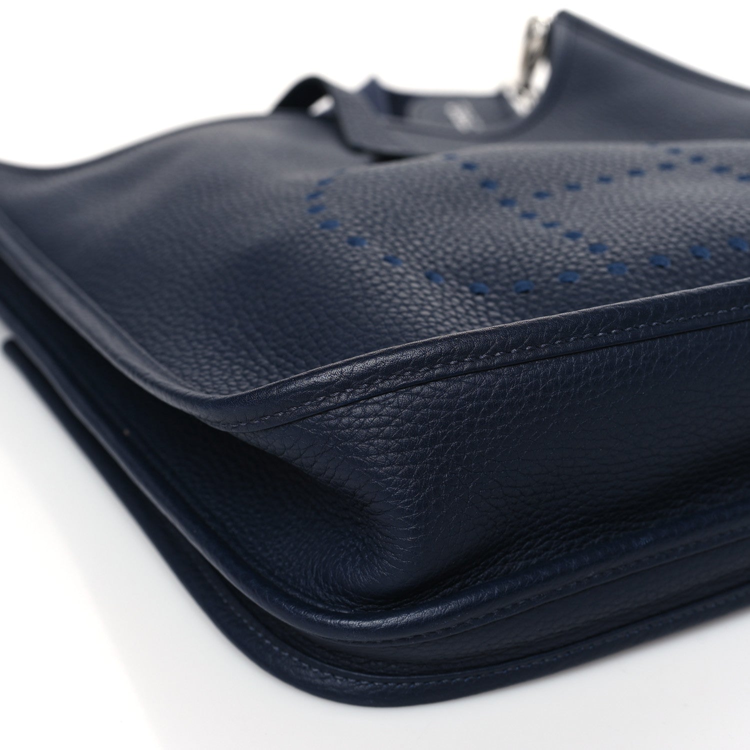 Hermes Taurillon Clemence Evelyne III PM Bleu Encre 8 of 10