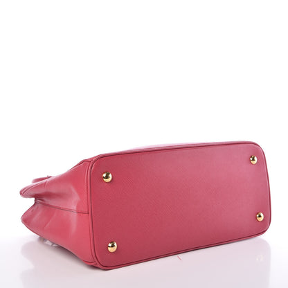Prada Saffiano Lux Medium Tote Peonia 5 of 7
