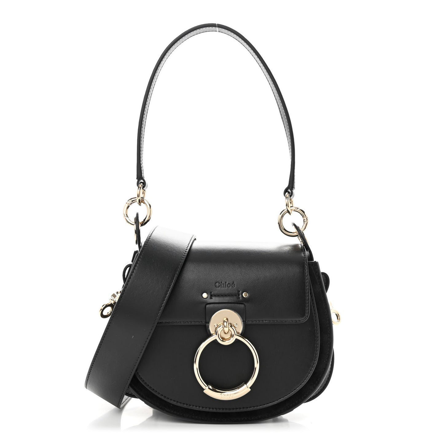 Calfskin Small Tess Bag Black