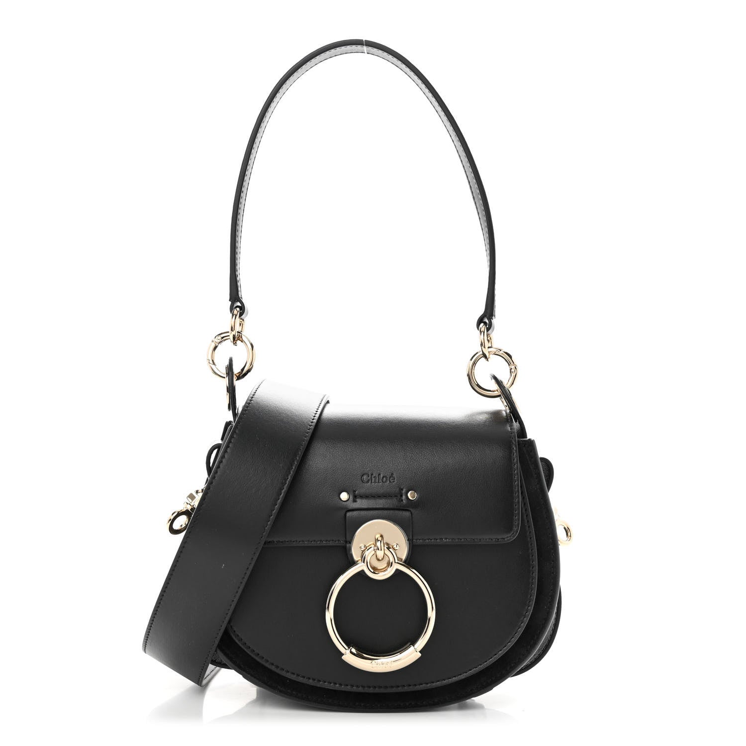 Chloe Calfskin Small Tess Bag Black 1 of 9