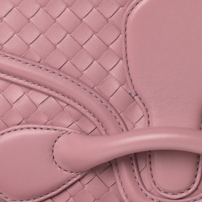Bottega Veneta Nappa Intrecciato Rialto Shoulder Bag Rose Pink 13 of 15