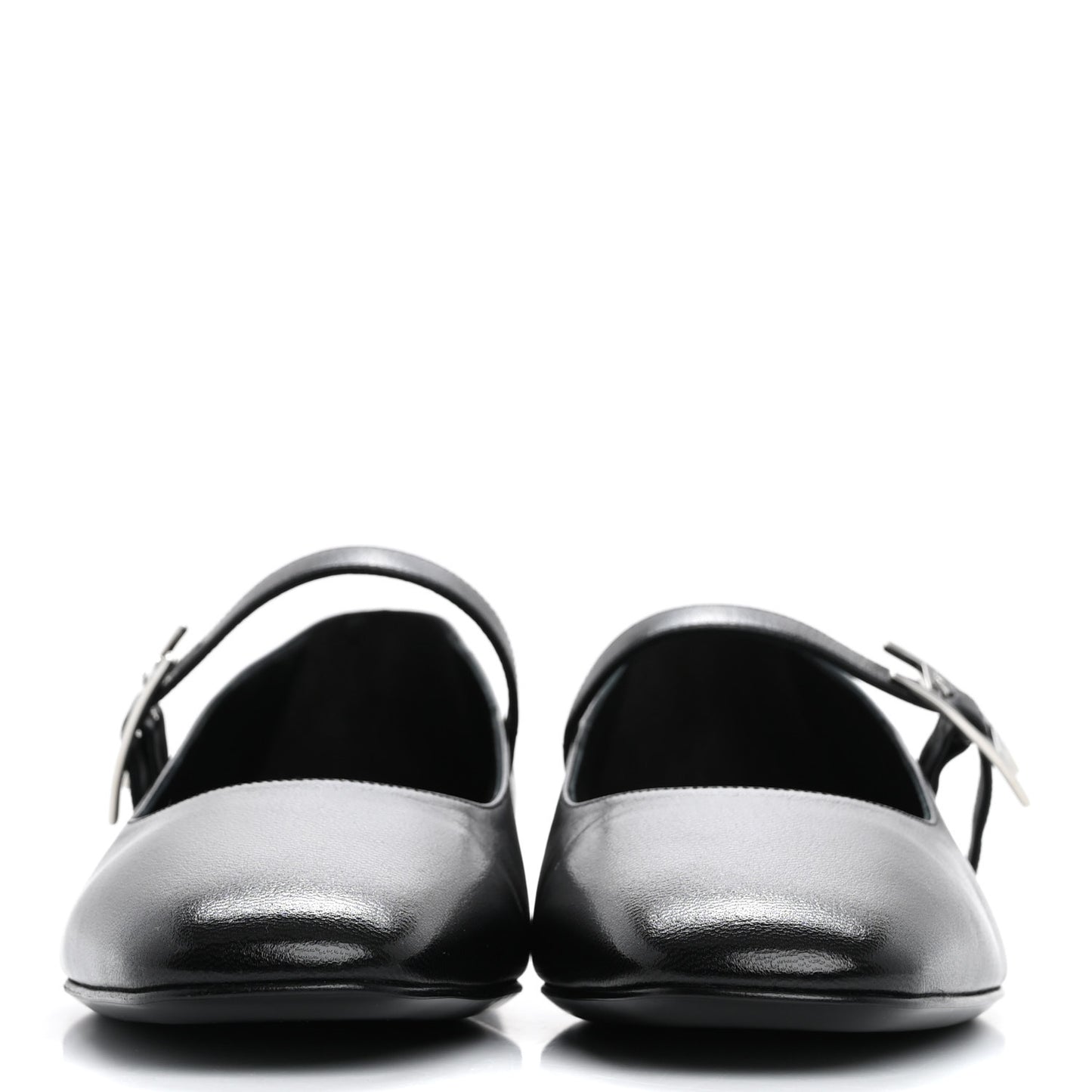 Goatskin Jane Ballet Flats 38 Black