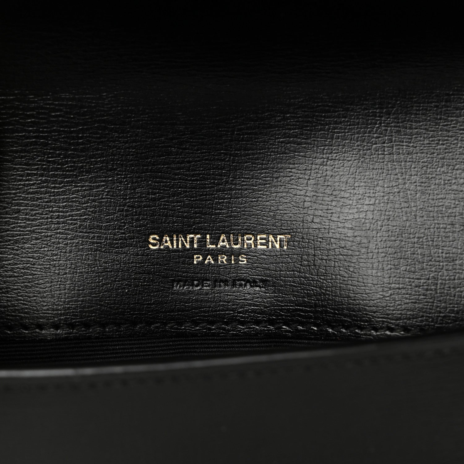 Saint Laurent Smooth Calfskin Monogram Phone Holder Crossbody Black 6 of 10