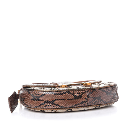 Louis Vuitton Python Suede Monogram Empire Levant Marron 4 of 8
