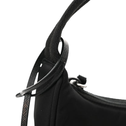 Prada Tessuto Nylon Mini Re-Edition 2000 Bag Black 13 of 13
